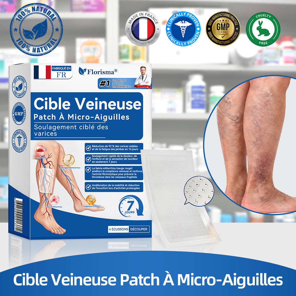 ✅𝐅𝐥𝐨𝐫𝐢𝐬𝐦𝐚® 🌼💖𝐂𝐢𝐛𝐥𝐞 𝐕𝐞𝐢𝐧𝐞𝐮𝐬𝐞 𝐏𝐚𝐭𝐜𝐡 À 𝐌𝐢𝐜𝐫𝐨-𝐀𝐢𝐠𝐮𝐢𝐥𝐥𝐞𝐬⚡Soulagement immédiat, résultats durables