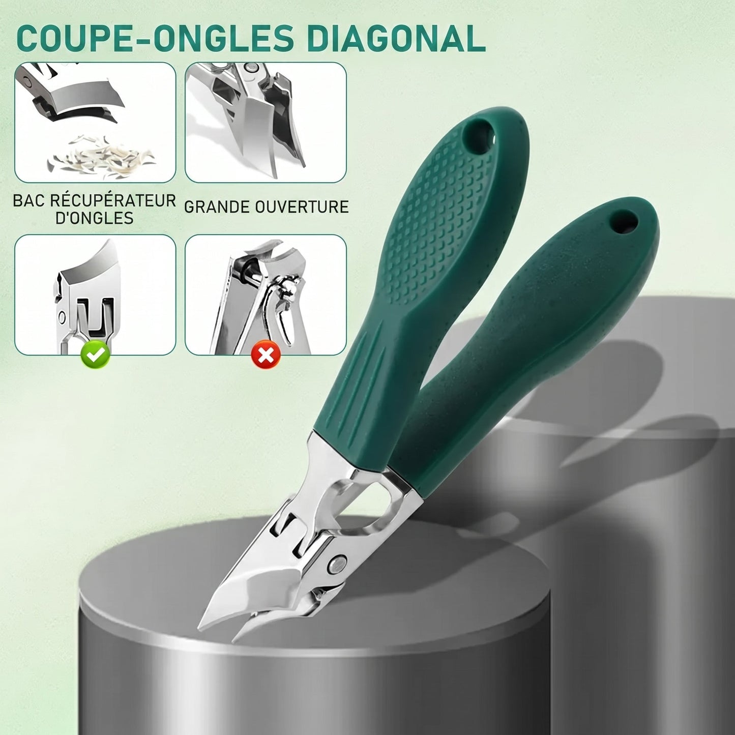 SVOZK® 🍁💖Coupe-Ongles Biseauté À Bec D'aigle | Soulagement pour les ongles épais et adapté aux personnes atteintes d'arthrite