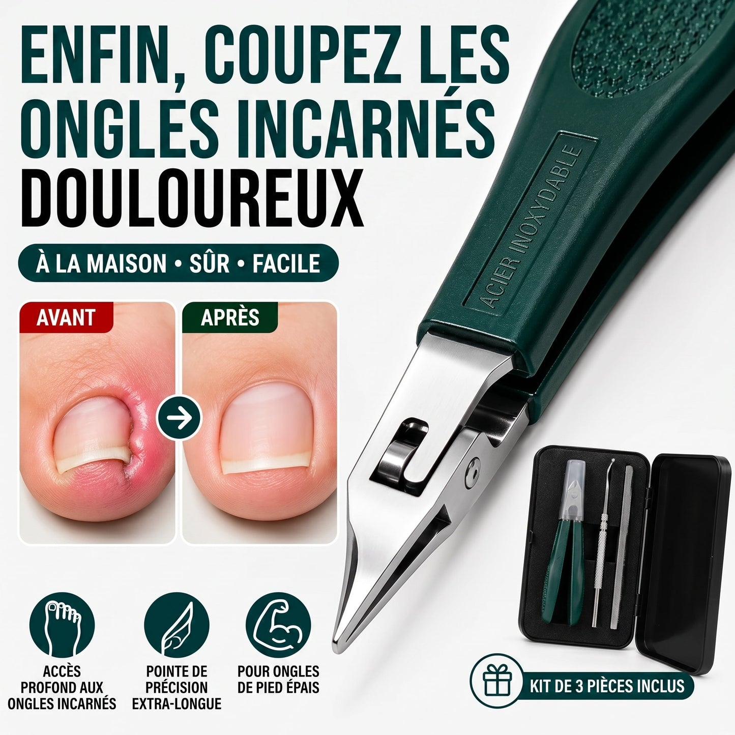 SVOZK® 🍁💖Coupe-Ongles Biseauté À Bec D'aigle | Soulagement pour les ongles épais et adapté aux personnes atteintes d'arthrite