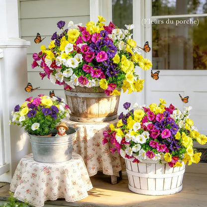 🌼💖🔥Dernier jour : 60 % de réduction🔥 Fleurs de pétunias artificielles résistantes aux UV 2026