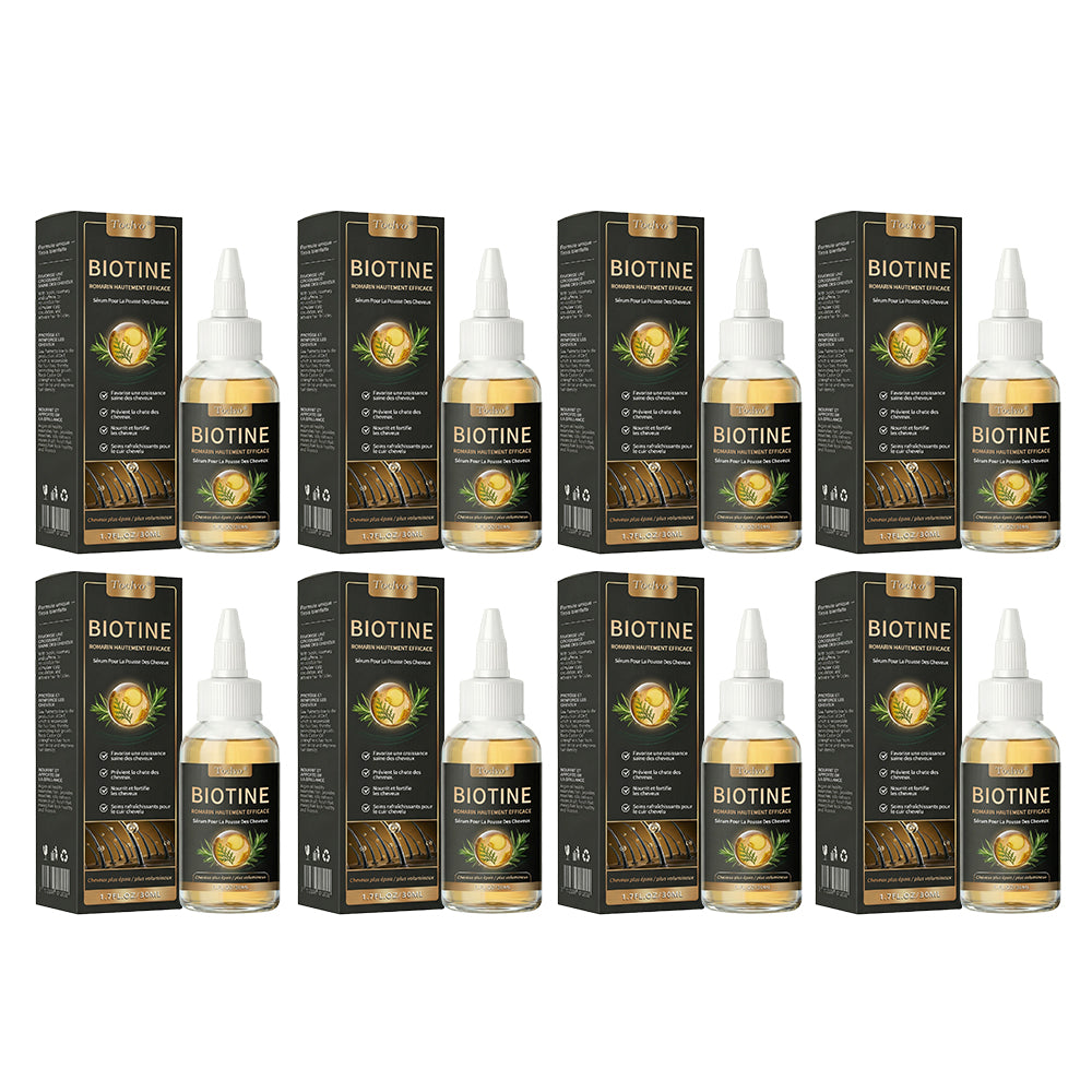 👑 8 flacons – Cheveux sains  forts et volumineux sur le long terme