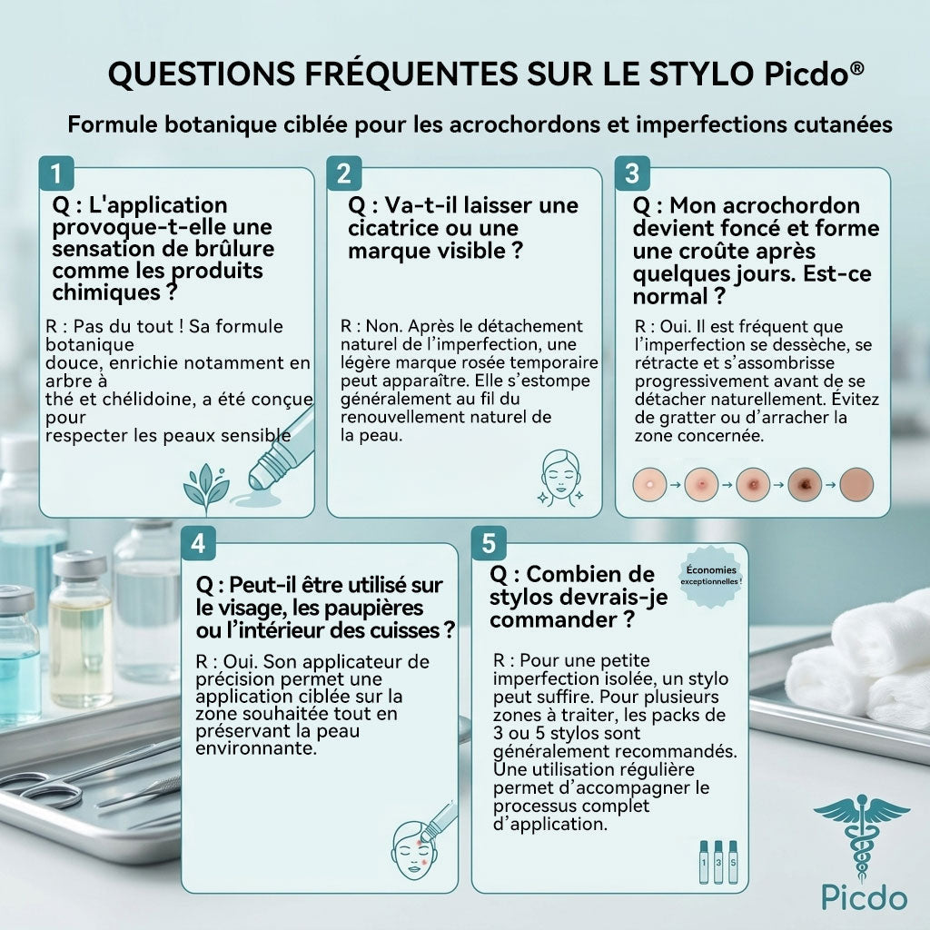 Boutique officielle de la marque 𝐏i𝐜𝐝o® 💐💖7 Jours Effaceur de taches et d’excroissances cutanées(Zéro douleur, zéro cicatrice – Roller)