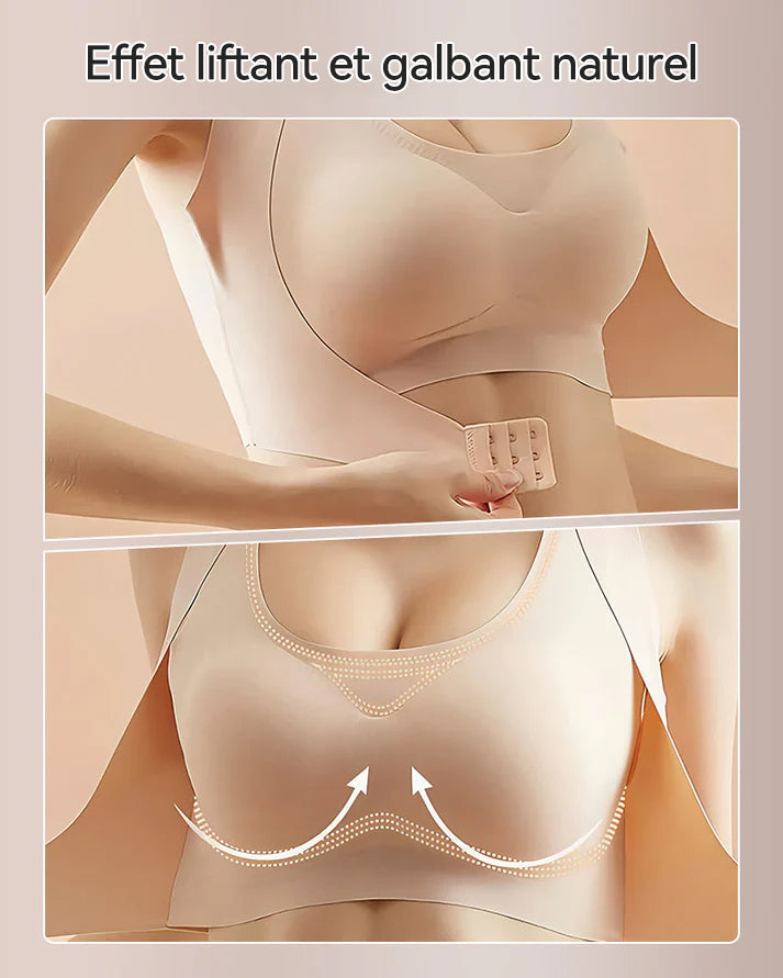 Vnproo®Soutien-Gorge De Posture Sans Armatures À Fermeture Avant Et Dos Croisé
