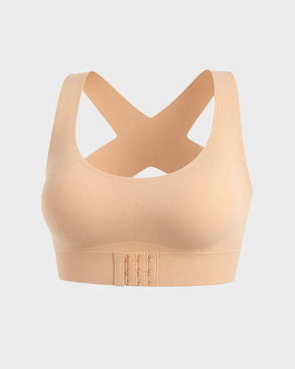 Vnproo®Soutien-Gorge De Posture Sans Armatures À Fermeture Avant Et Dos Croisé