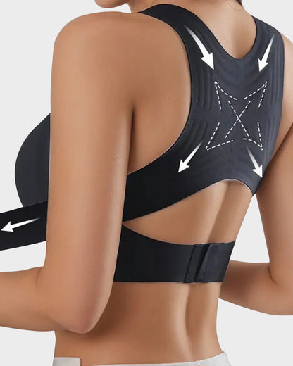 Vnproo®Soutien-Gorge De Posture Sans Armatures À Fermeture Avant Et Dos Croisé