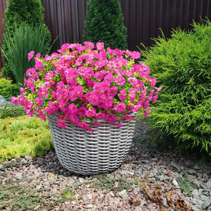 🌼💖🔥Dernier jour : 60 % de réduction🔥 Fleurs de pétunias artificielles résistantes aux UV 2026